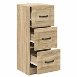 vidaXL Armoire à tiroirs Chêne Sonoma 33 x 34 5 x 87 cm