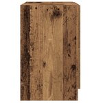 vidaXL Cabinet de lavabo Vieux Bois 59x37x59 cm Bois reconstitué
