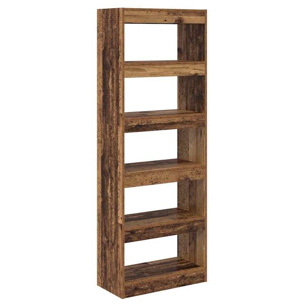 vidaXL Bibliothèque Bois ancien 60 x 30 x 166 cm Bois d'ingénierie