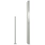 vidaXL Auvent latéral rétractable 140 x 300 cm Blanc cassé