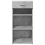 vidaXL Buffet gris béton 45x42 5x93 cm bois d'ingénierie