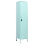 vidaXL Armoire à casiers Vert menthe 35x46x180 cm Acier