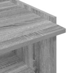 vidaXL Table basse Sonoma gris 90 x 50 x 33 cm Bois d'ingénierie