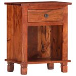 vidaXL Table de chevet 40 x 30 x 50 cm Bois d'acacia massif