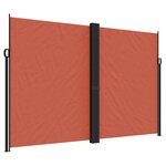 vidaXL Auvent latéral rétractable terre cuite 220x1000 cm