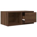vidaXL Meuble TV chêne marron 60x31x25 5 cm bois d'ingénierie