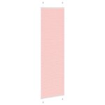 vidaXL Store plissé rose 60x200 cm largeur du tissu 59 4 cm polyester