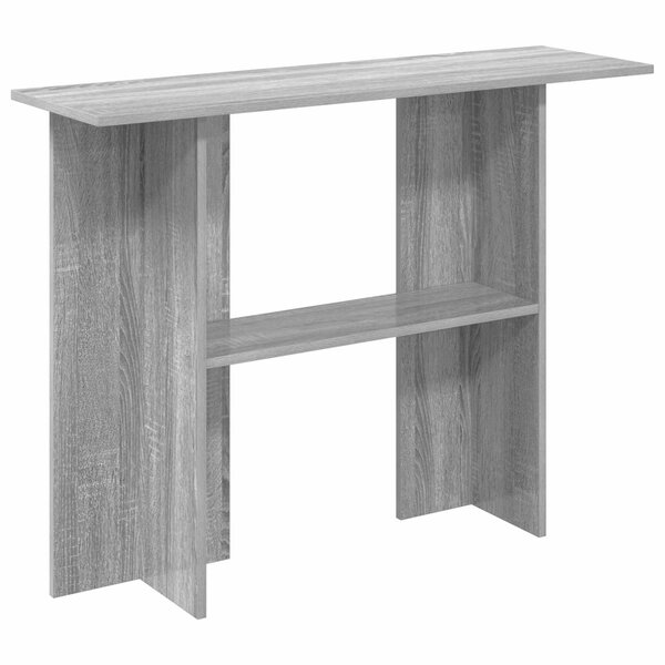 vidaXL Table console Sonoma gris 100 x 30 x 75 cm Bois d'ingénierie