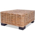 vidaXL Ensemble de canapés 27 Pièces Rotin naturel