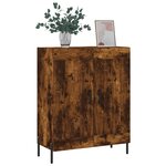 vidaXL Buffet chêne fumé 69 5x34x90 cm bois d'ingénierie