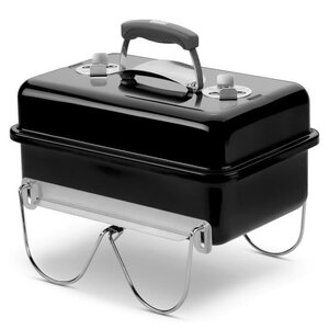 WEBER Barbecue a charbon Go-Anywhere Charcoal - Acier chromé - Noir