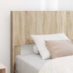 vidaXL Cadre de lit avec rangement et tête de lit Chêne Sonoma