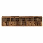 vidaXL Buffet Bois ancien 283 x 37 x 67 cm Bois d'ingénierie