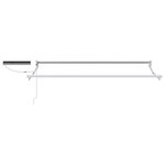 vidaXL Auvent rétractable électrique Beige et blanc 3 5 x 2 m
