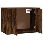 vidaXL Ensemble de meubles TV 4 Pièces Chêne fumé Bois d'ingénierie