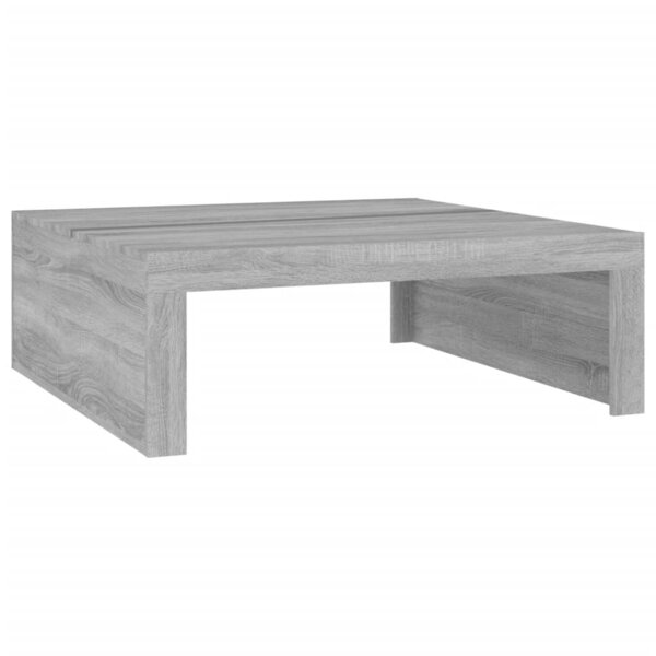 vidaXL Table basse Sonoma gris 100x100x35 cm Bois d'ingénierie