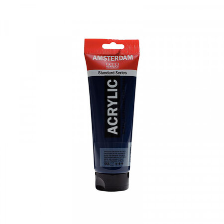 Tube peinture acrylique bleu de prusse (phtalo) 250 ml - amsterdam royal talensa