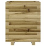 vidaXL Jardinière 40x40x49 5 cm bois de pin imprégné