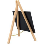 ARDOISE DE TABLE ET CHEVALET - 24 X 15 CM - SECURIT