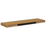 vidaXL Étagère Murale 2 Pièces Beige 90 x 23 5 x 4 cm Bois d'ingénierie