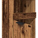 vidaXL Armoire de salle de bain vieux bois bois d'ingénierie