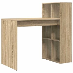 vidaXL Bureau Chêne sonoma 108 x 55 x 103 5 cm Bois d'ingénierie
