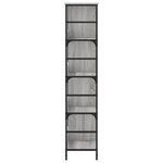 vidaXL Bibliothèque sonoma gris 78 5x33x153 cm bois d'ingénierie