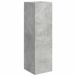 vidaXL Ensemble de meuble TV mural Montage mural 6 Pièces Gris béton