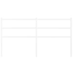 vidaXL Tête de lit métal blanc 160 cm