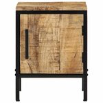 vidaXL Cabinet de chevet Marron et noir 30 x 30 x 40 cm