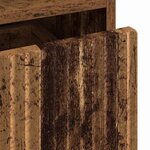 vidaXL Tables de chevet avec tiroir 2 Pièces Bois ancien 49 x 36 x 61 cm