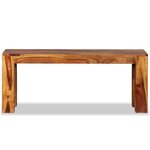 vidaXL Banc Bois massif 110x35x45 cm