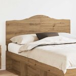 vidaXL Tête de lit Chêne artisanal 150 cm Bois d'ingénierie