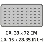 RIDDER Tapis de bain antidérapant Capri 72 x 38 cm Blanc 66081