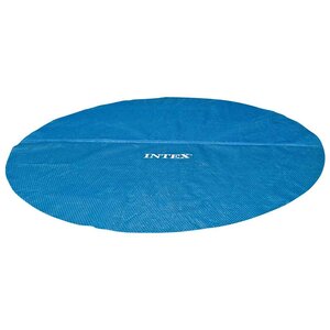 Intex Couverture solaire de piscine bleu 470 cm polyéthylène