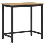 vidaXL table Chêne artisanal 100 x 50 x 76 5 cm