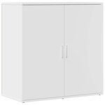 vidaXL Buffets 2 Pièces blanc 79x38x80 cm bois d’ingénierie