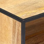vidaXL Meuble TV 120x30x45 cm Bois solide de manguier