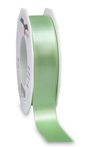 Satin double face 25-m-rouleau 25 mm vert clair