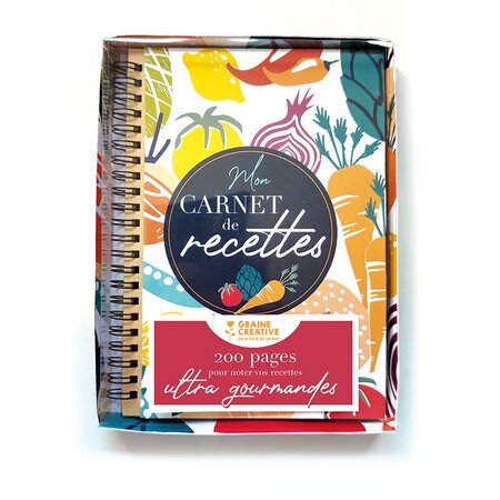 Coffret Mon carnet de recettes gourmandes