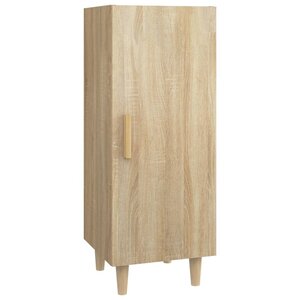 vidaXL Buffet Chêne sonoma 34 5x34x90 cm Bois d'ingénierie