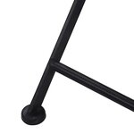 vidaXL Chaises de bistrot mosaïque 2 Pièces Marron Céramique