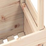 vidaXL Table de jardin 100x50x75 cm bois massif de pin