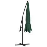 vidaXL Parasol de jardin en porte-à-faux 3 5 m vert