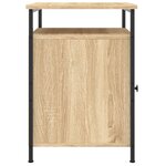 vidaXL Table de chevet chêne sonoma 40x42x60 cm bois d'ingénierie