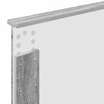 vidaXL Tête de lit Gris Sonoma 75 cm Bois d'ingénierie