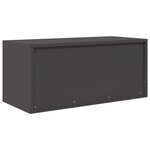 vidaXL Armoire de rangement Noir 90 x 40 x 40 cm Acier