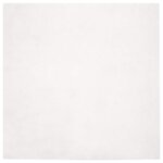 vidaXL Tapis en Fourrure Synthétique de Lapin Olite Blanc 200 x 200 cm