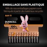 Duracell - piles alcalines aaa plus  1.5 v lr03  paquet de 8