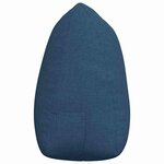 vidaXL Coussin de Dos Bleu 140 x 24 x 50 cm tissu